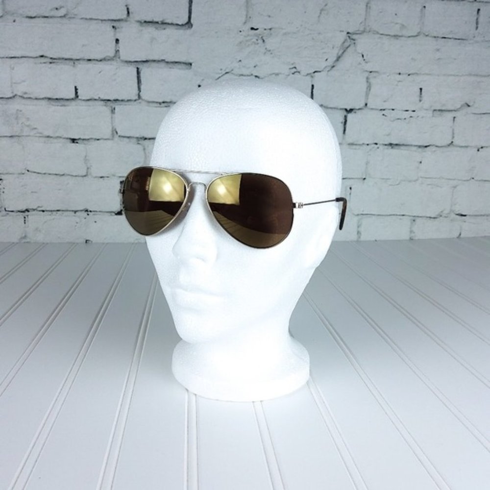 Joe's Jeans Aviator Wire Frame Sunglasses Gold